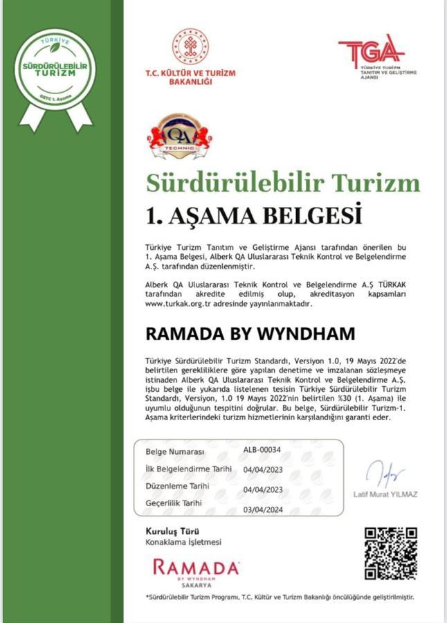 Ramada By Wyndham Sakarya Hotel Luaran gambar